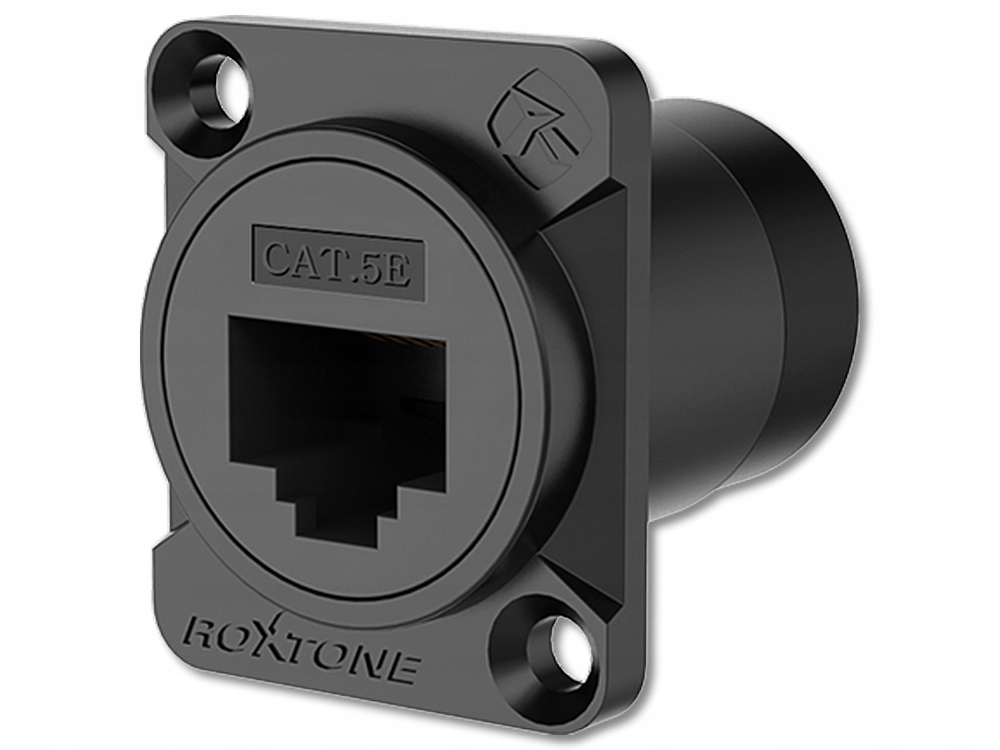 Roxtone RAE8FD-C5-B gniazdo RJ45 cat.5e panelowe (1szt)