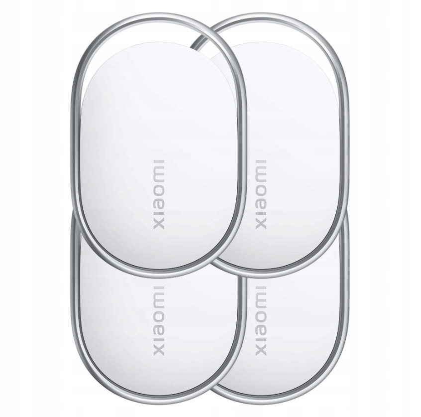 4× Lokalizator GPS Xiaomi Tag biały Android/iOS 4 szt. do kluczy portfela