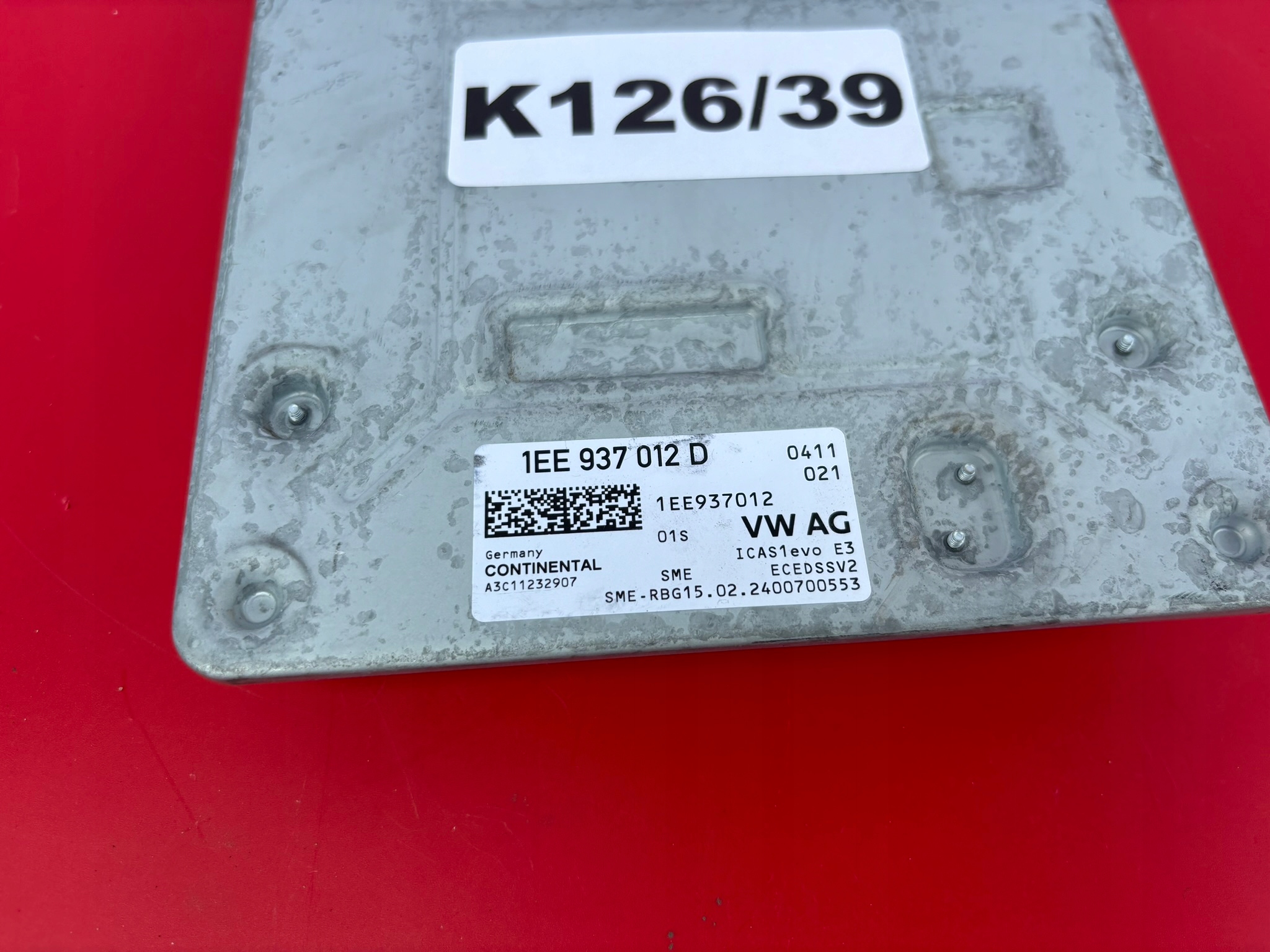 module computer control unit VW ID3 ID4 ID5 ID7 CUPRA AUDI 1EE937012D K126/39