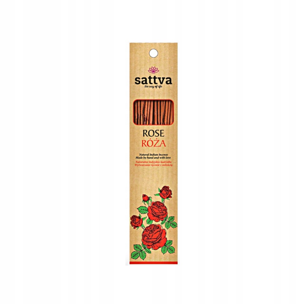 

Sattva naturalne indyjskie kadzidełko Róża 15