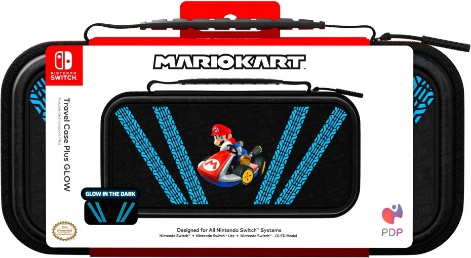 Pdp Nintendo Switch Etui na konsole Mario Karts Drift Glow in the Dark