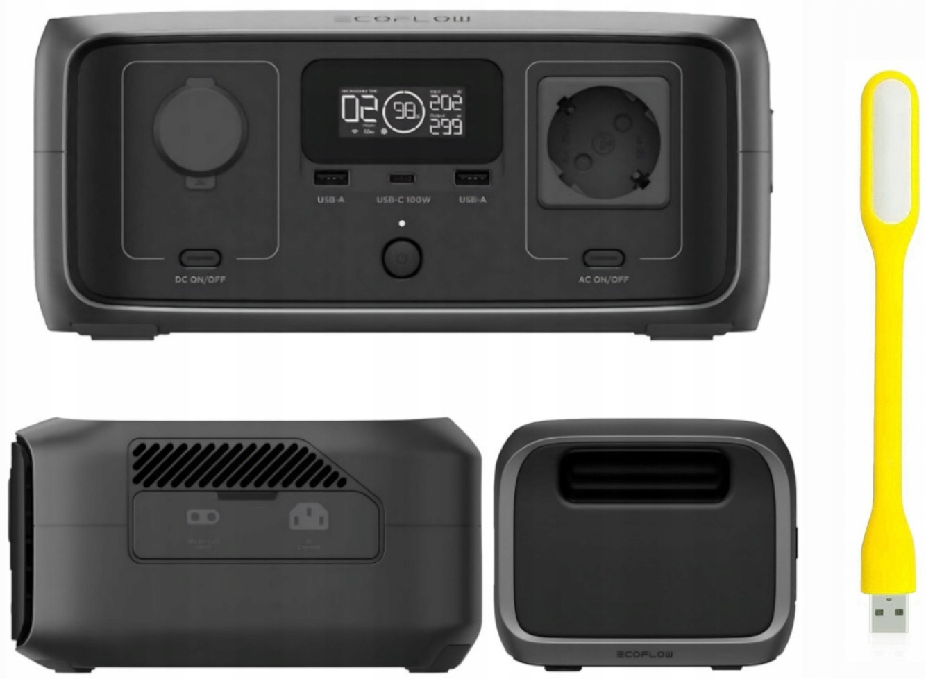 Ecoflow River 3 Stacja Zasilania 300W 600W X-boost 245Wh