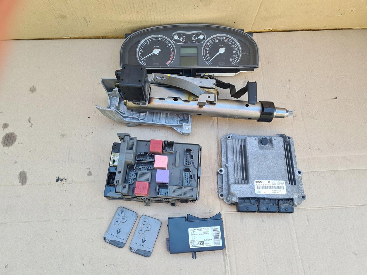 ZESTAW STARTOWY IMMO KOMPUTER SILNIKA RENAULT LAGUNA II 2.0 DCI 0281014083