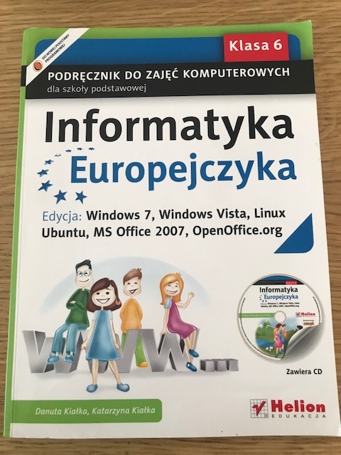 Informatyka Europejczyka klasa 6 Danuta Kiałka