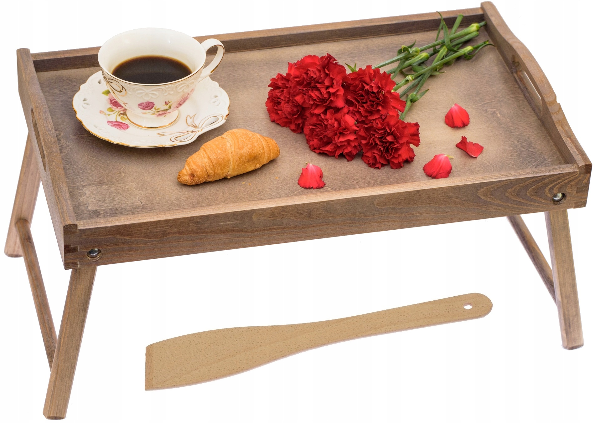 

Stolik śniadaniowy do łóżka pod laptop taca Popiel