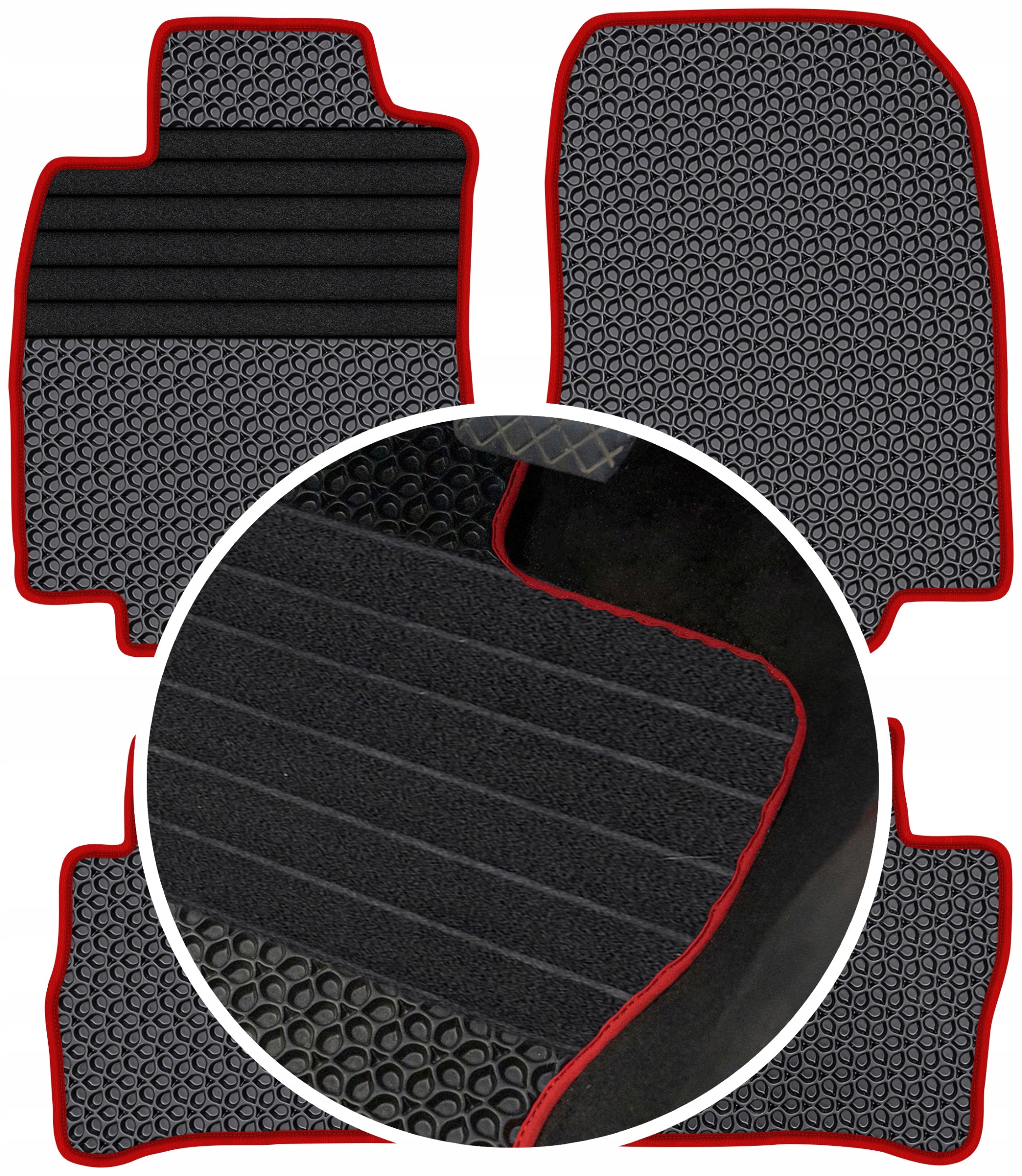 Nissan Tidda I 2007-2012 Gumové koberce Eva Eternity Vyztužení XXL