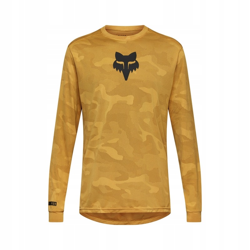 Koszulka Rowerowa Z Długim Rękawem Fox Ranger Tru Dri Bronze (L)