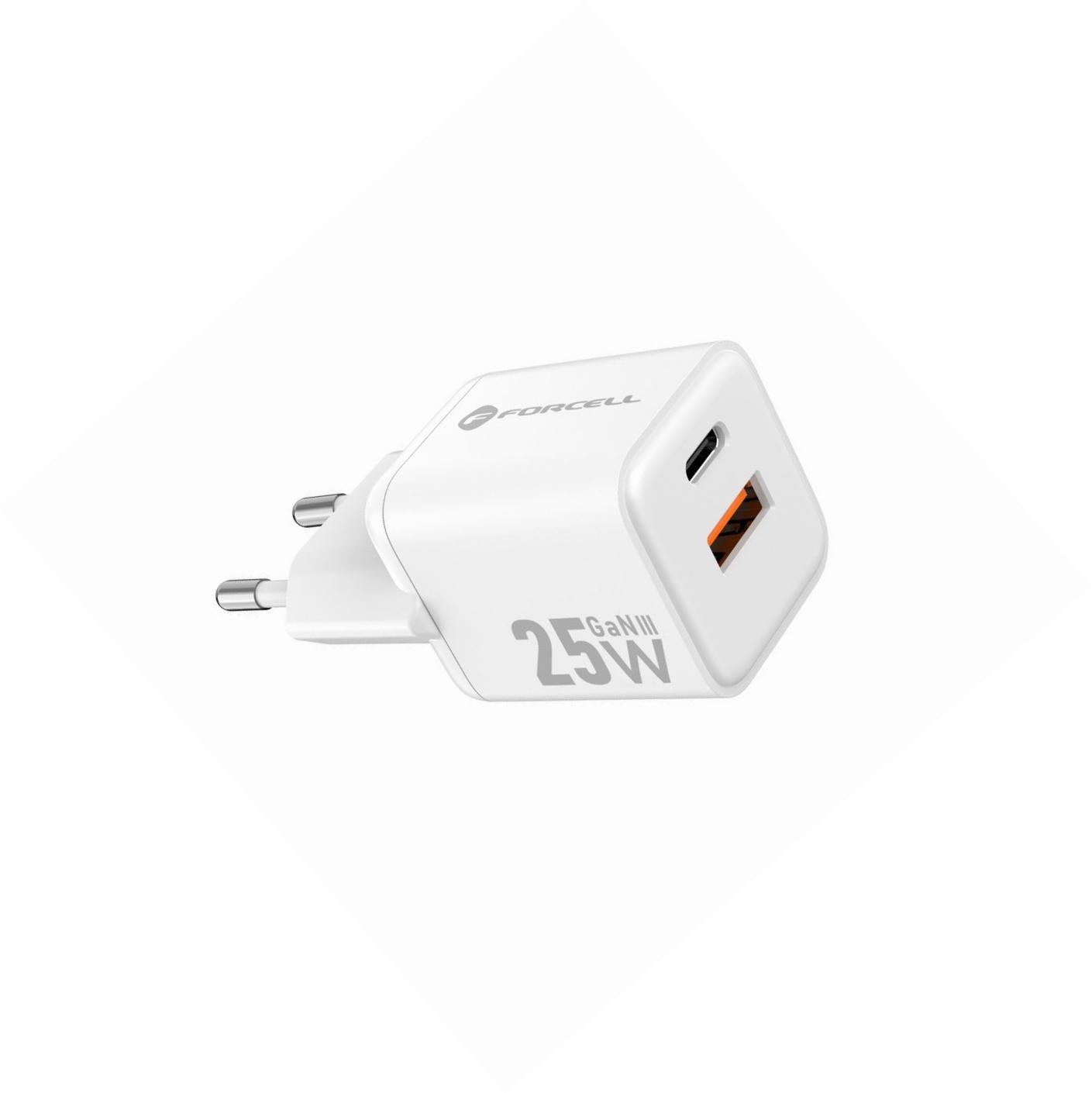 Szybka ładowarka Gan 25W kostka 2 porty Usb-c do Realme 8