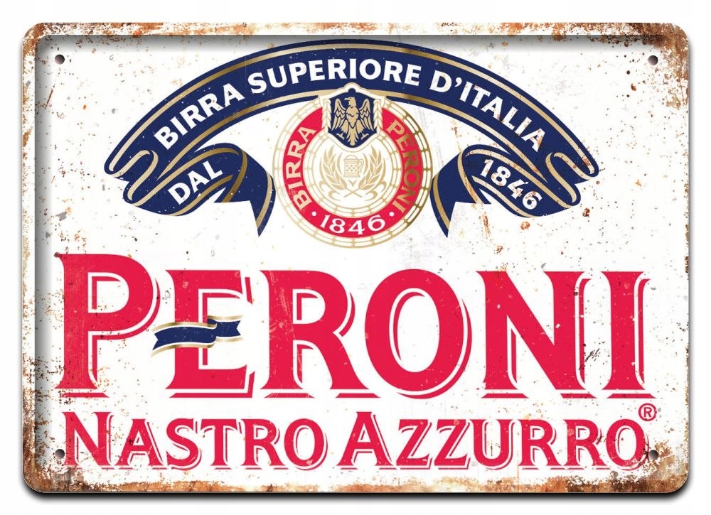 Peroni Plakat Metalowy Szyld Retro #07343