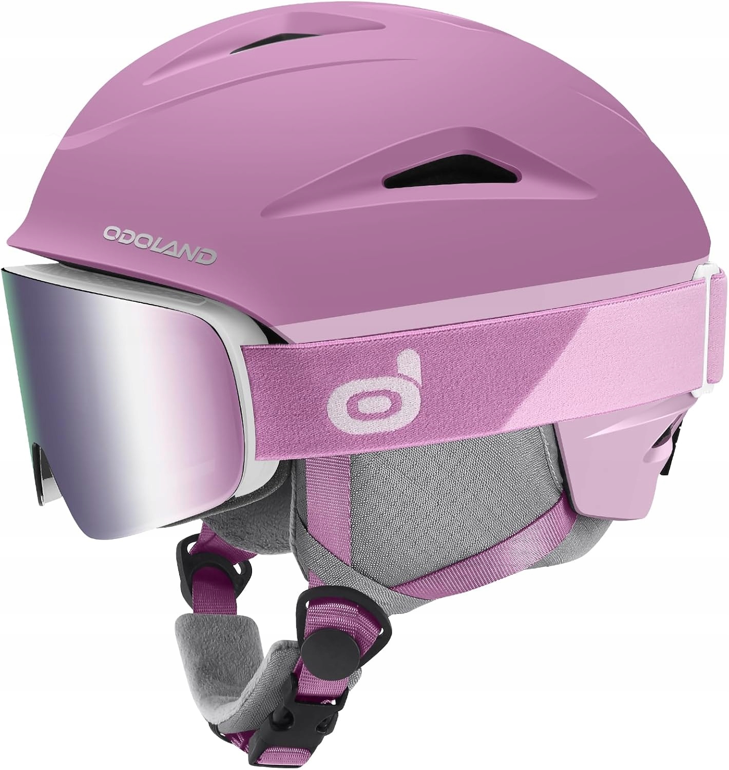 Zestaw Gogle Kask Narciarski Snowboard Odoland 57-59cm Roz. M Opis