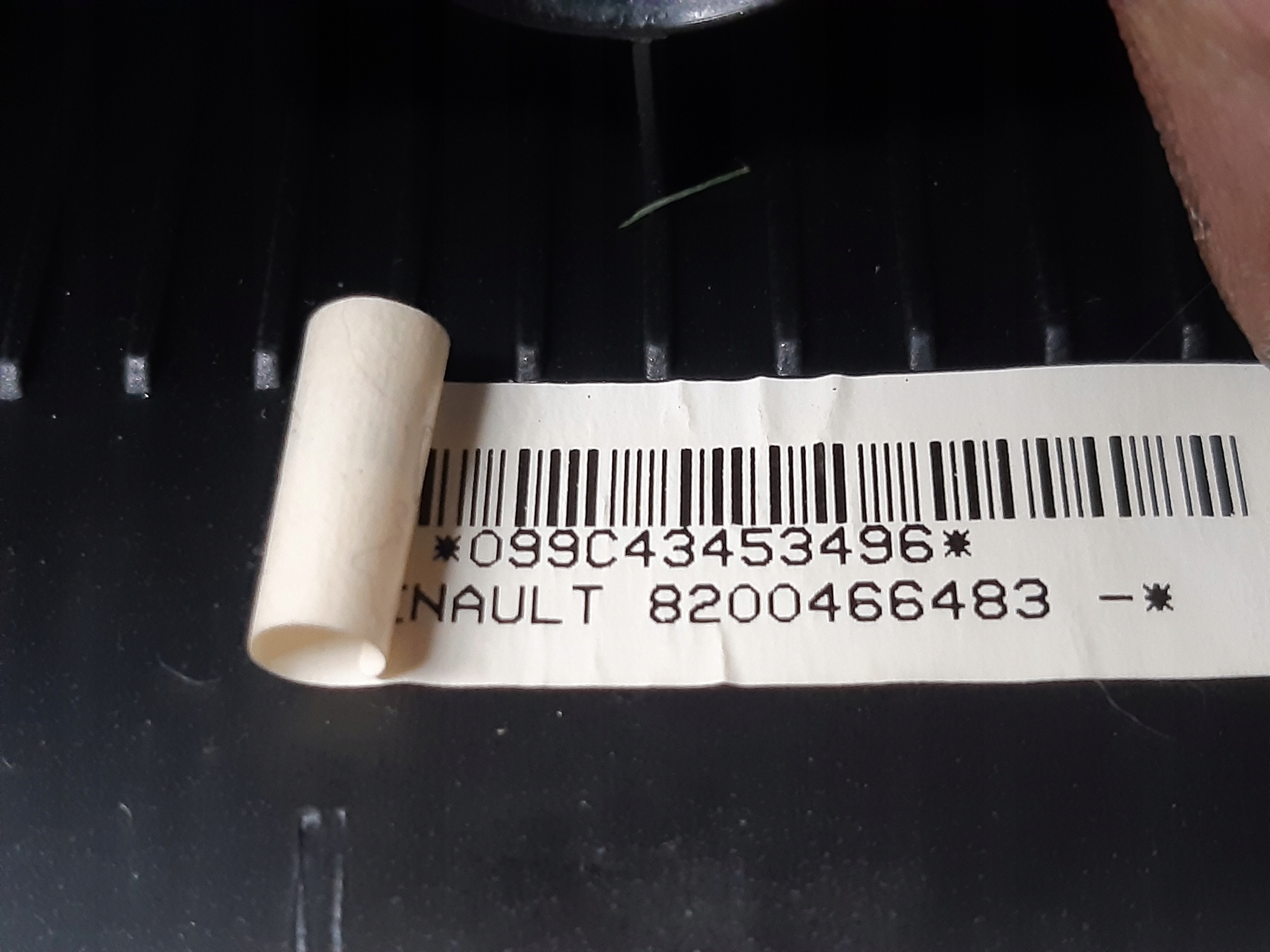 dashboard panel airbags tension belts adjusters sensor kpl Renault Modus