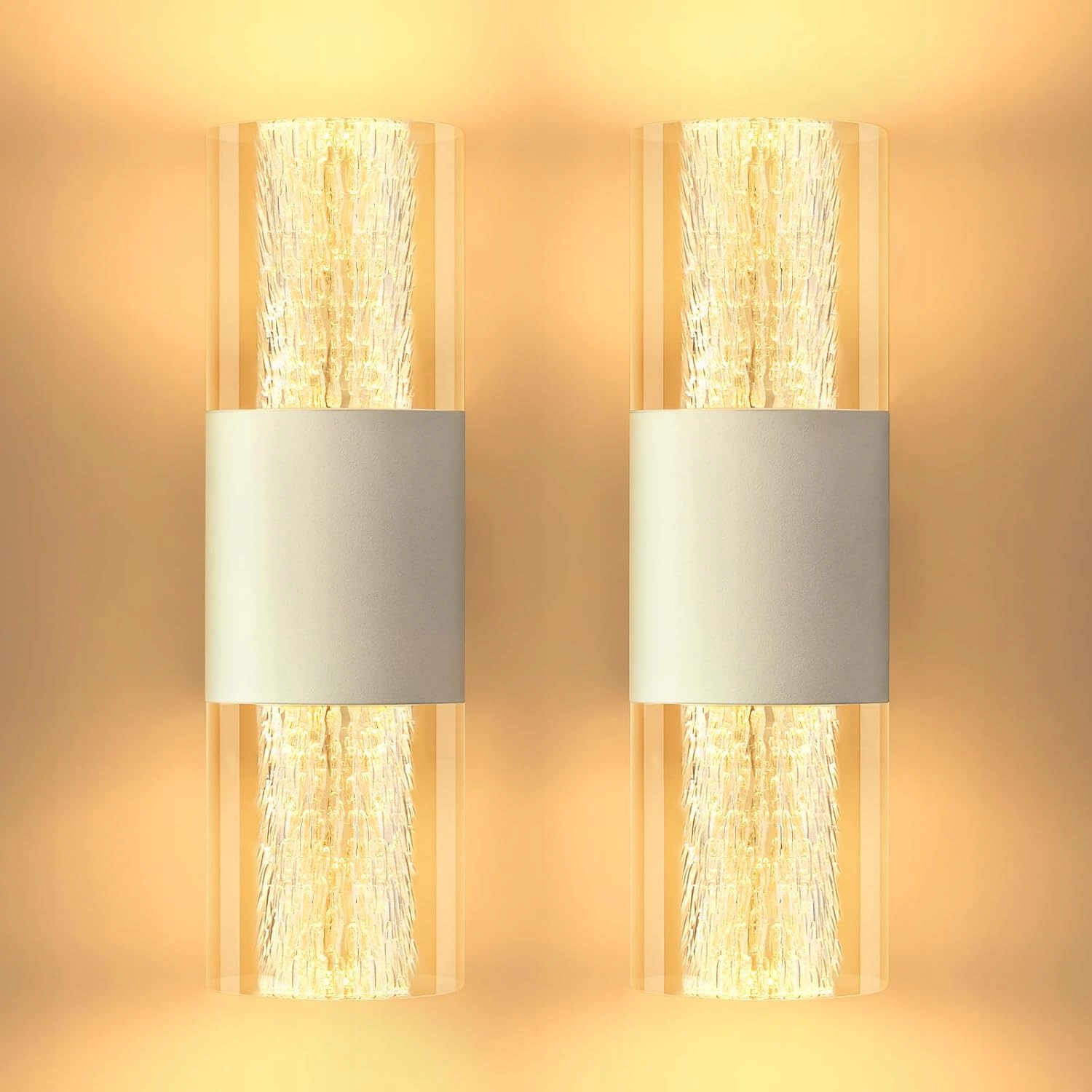Lampa Ścienna Led Kinkiet Zestaw 2szt Dotykowa Ściemniana 3 Barwy YindaLux