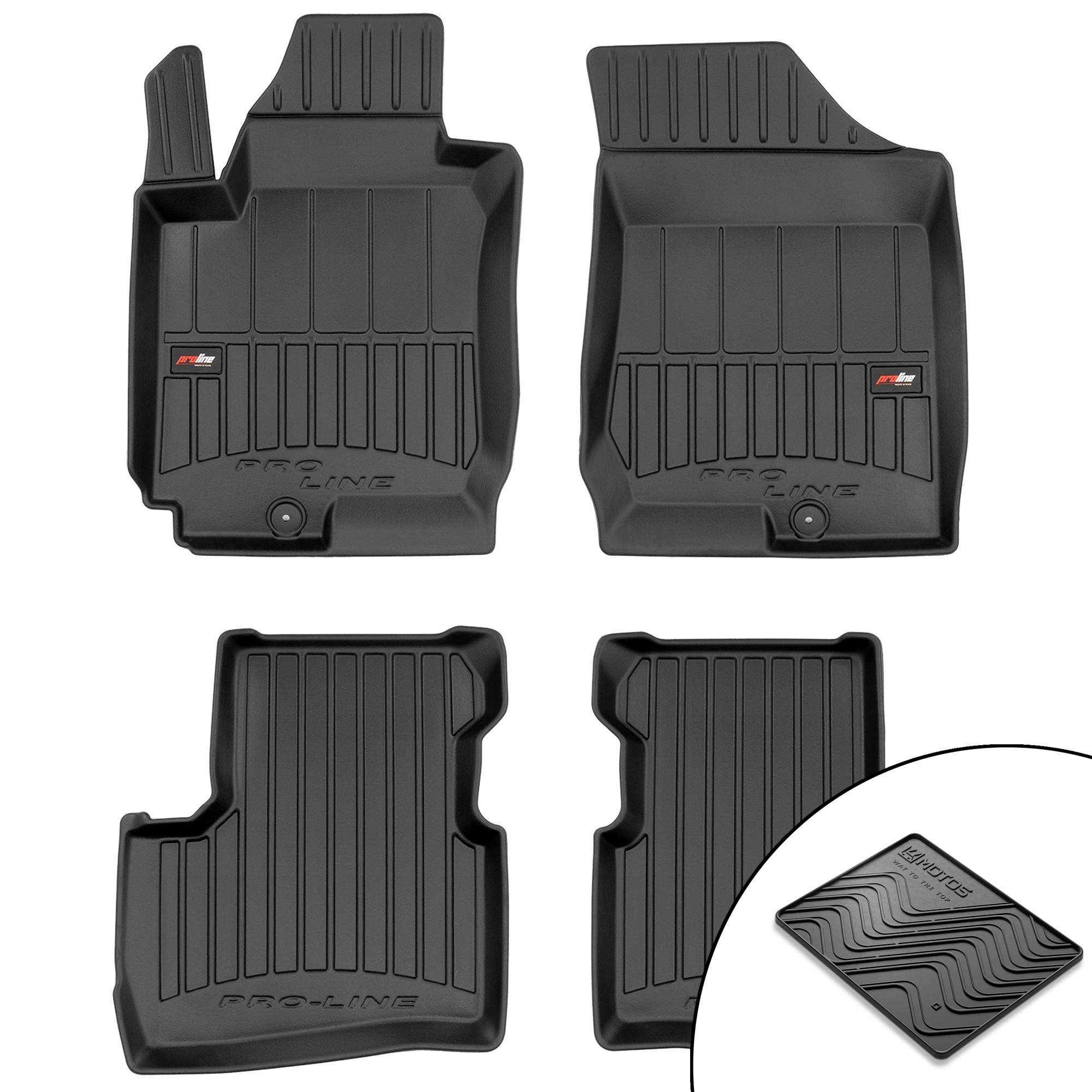 3D gumové rohože Kia Proceed I 2006-2012 rohož zdarma