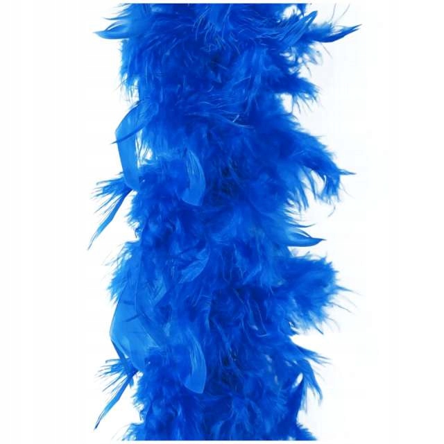 szal BOA z PIÓR czerwone halloween karnawał 190cm Model PP511525