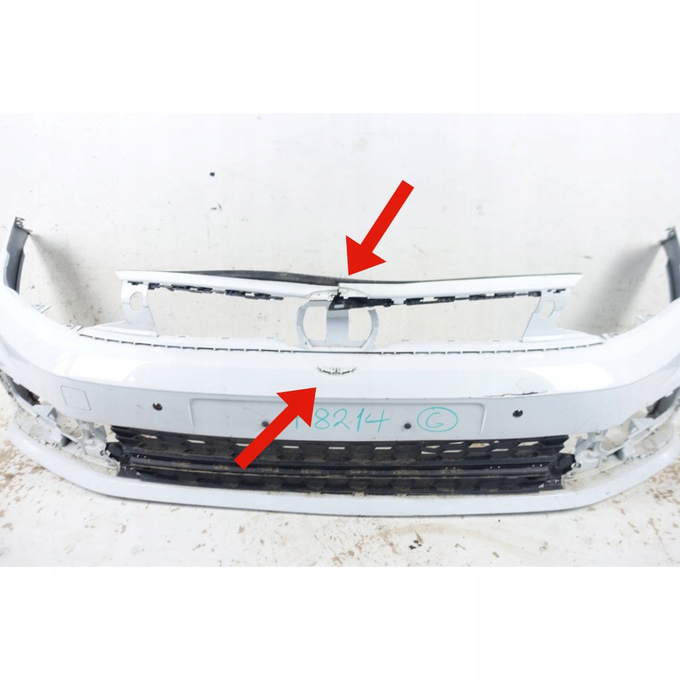 bumper front front VW POLO VI 2G GTI R-LINE 17-21 4XPDC 2G0807221J