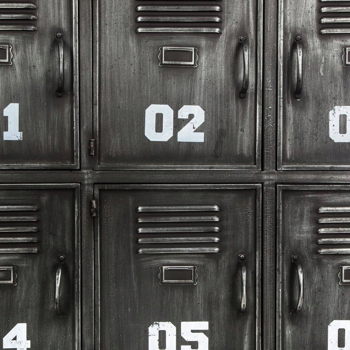 DESIGNERSKA SZAFKA METALOWA KOMODA W STYLU VINTAGE Materiał metal