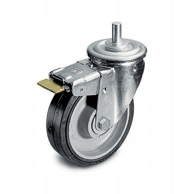 Kolečka s brzdou pro stativ, průměr 160 mm, trn