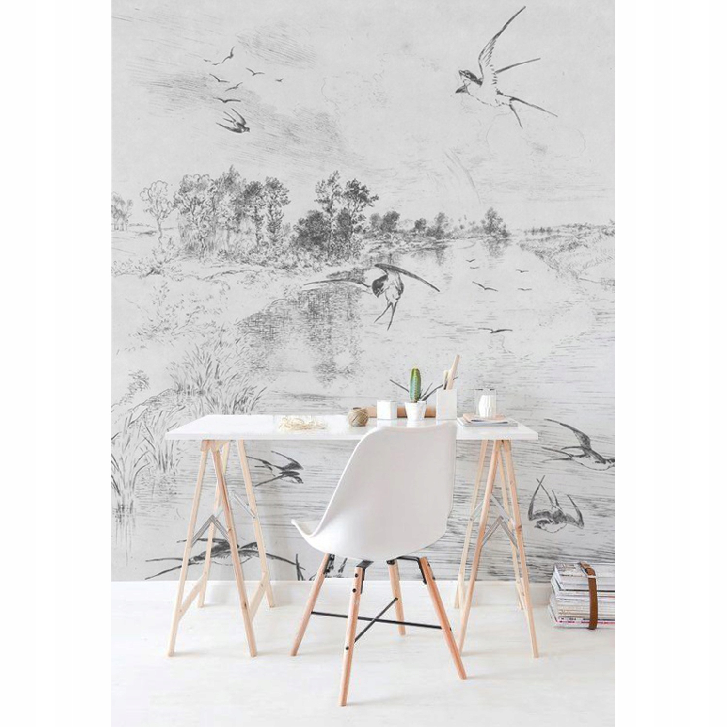 

Samoprzylepna Fototapeta ścienna Jaskółki 312x219