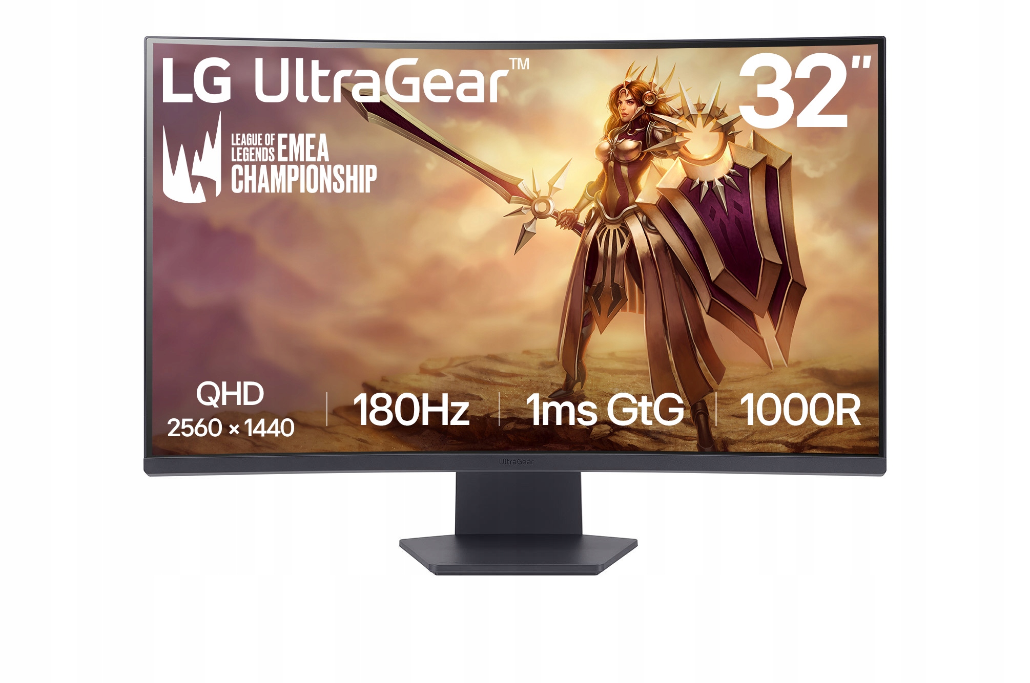 Herný monitor Lg UltraGear 32GS60QC-B Led Va 180 Hz Wqhd