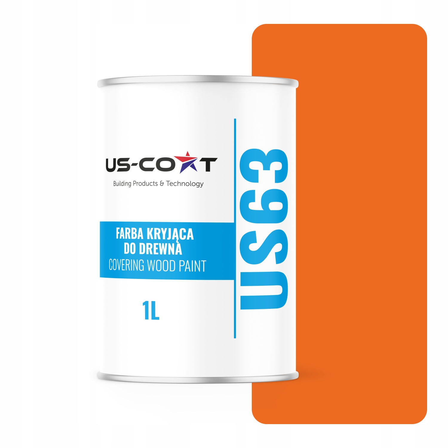 Barva Na Dřevo Kryjící Dveře Renovace RAL2008 Světle Červená Matná 1L