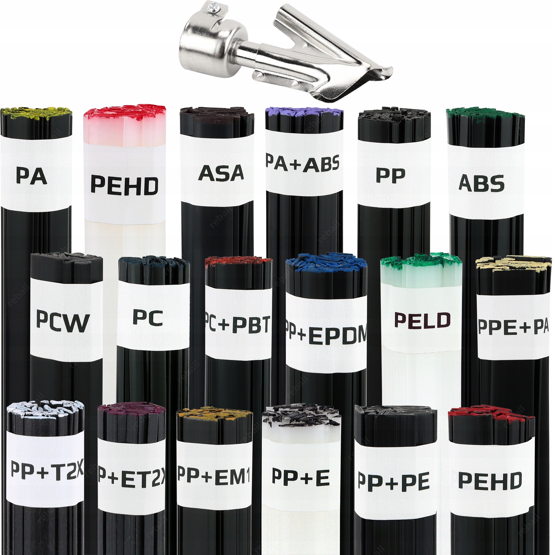 18 x Spojovací Materiál Pro Svařování Plastů Tryska Typu Bot
