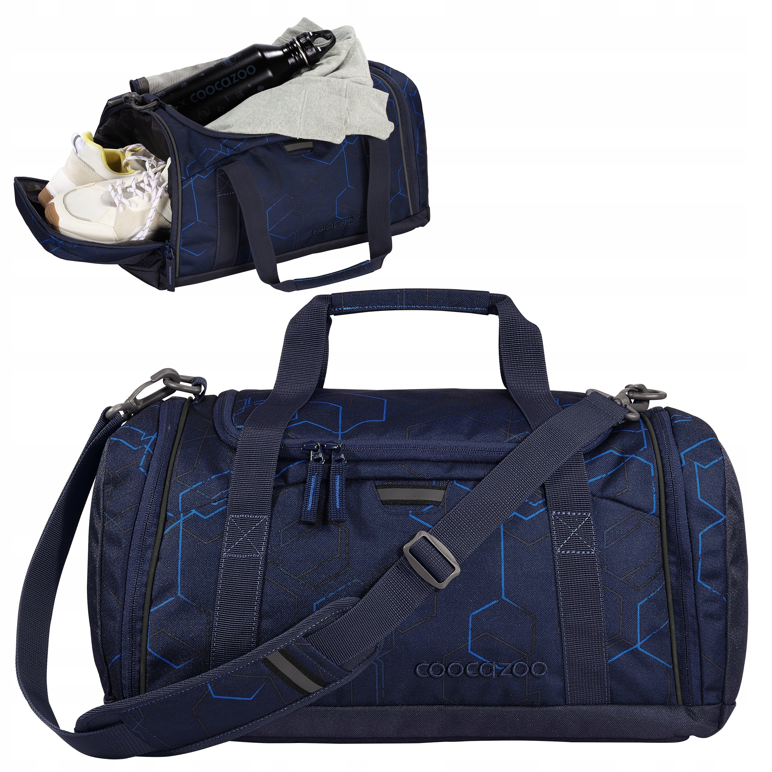 Torba sportowa Coocazoo 20L na basen szkolna 42x20x21cm Blue Motion