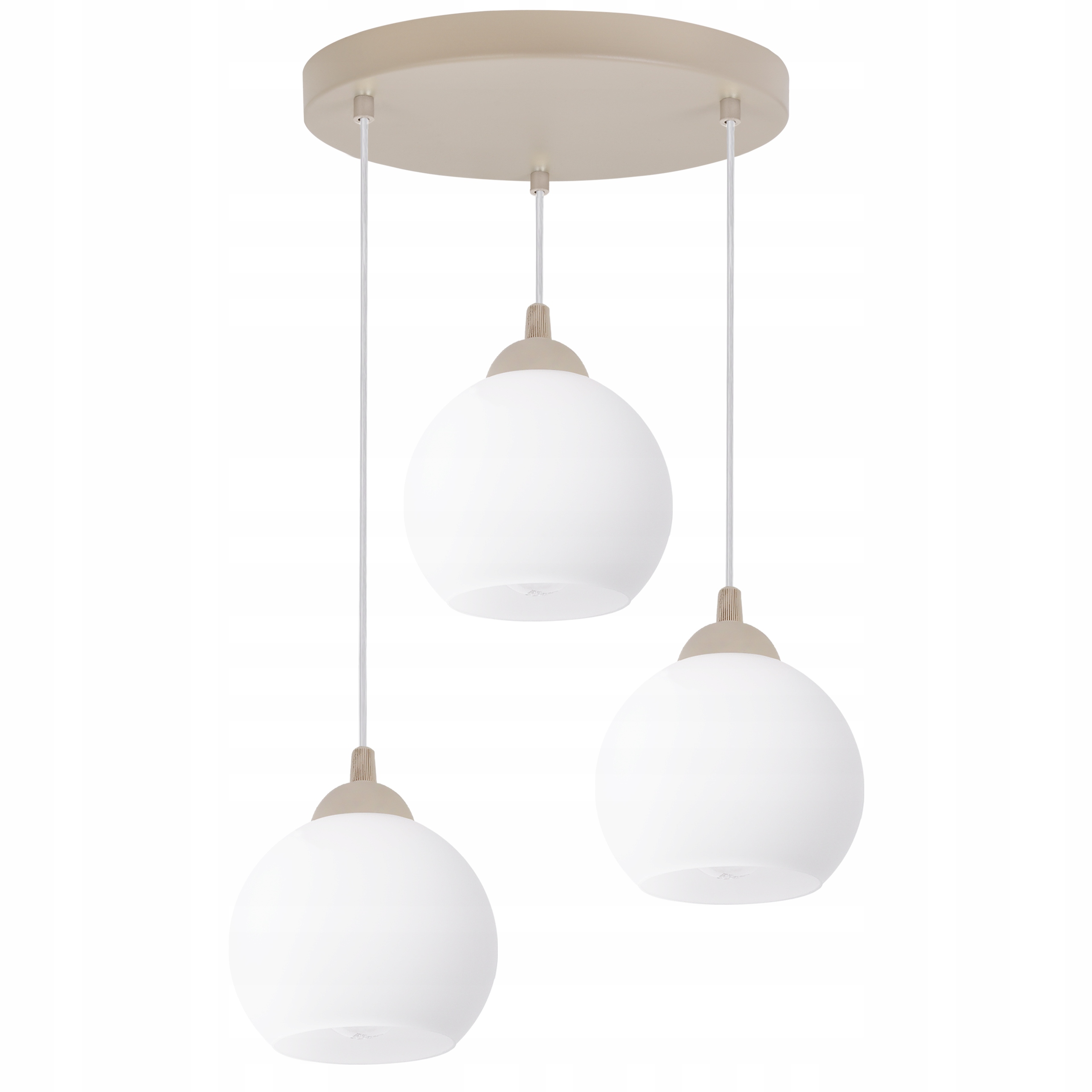 Závěsná Stropní Lampa Lustr Kašmírová Bílé Koule Do Obývacího Pokoje Kuchyně E27
