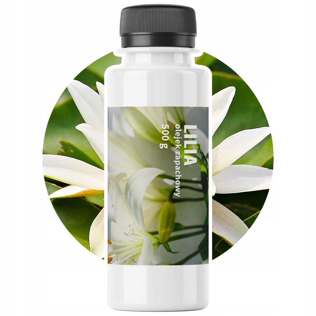 Vonný olej Lilia pro voskové mýdlové svíčky s glycerinovým základem a mýdlem 500 g