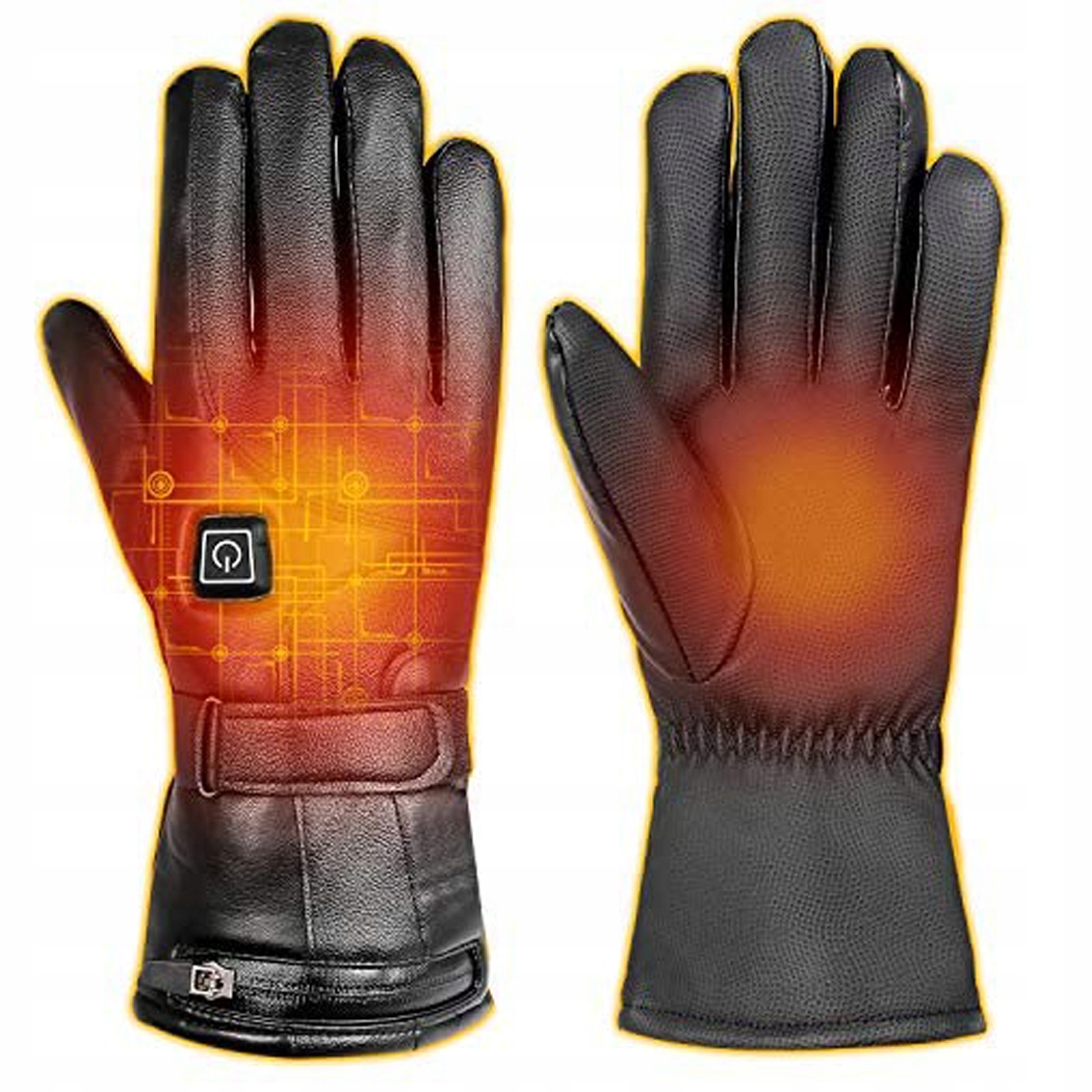 Vyhřívané Rukavice, Voděodolné, Zimní, S Baterií Pro Dotykové Obrazovky