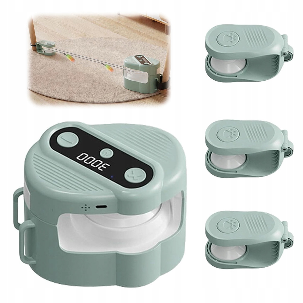 Levně Interaktivní dálkové ovládání pro kočky – sledování peří, zvuk ptáků, Usb nabíjení