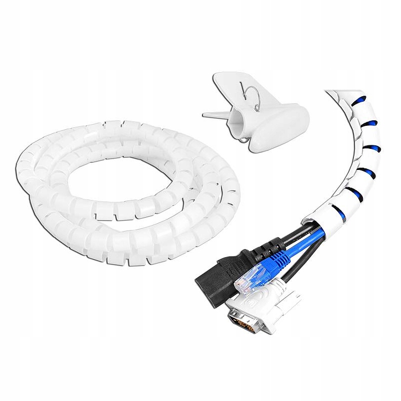 MASKOWNICA KABLI 2.6M LX0RG03 BIAŁA ORGANIZER