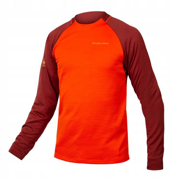 Endura Koszulka rowerowa Singletrack Fleece czerwona XL