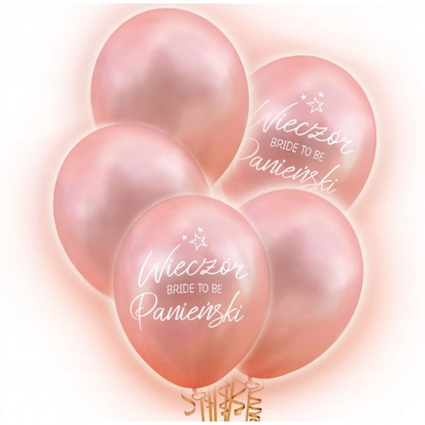 

Zestaw Rose Gold balon Bride To Be Led mix