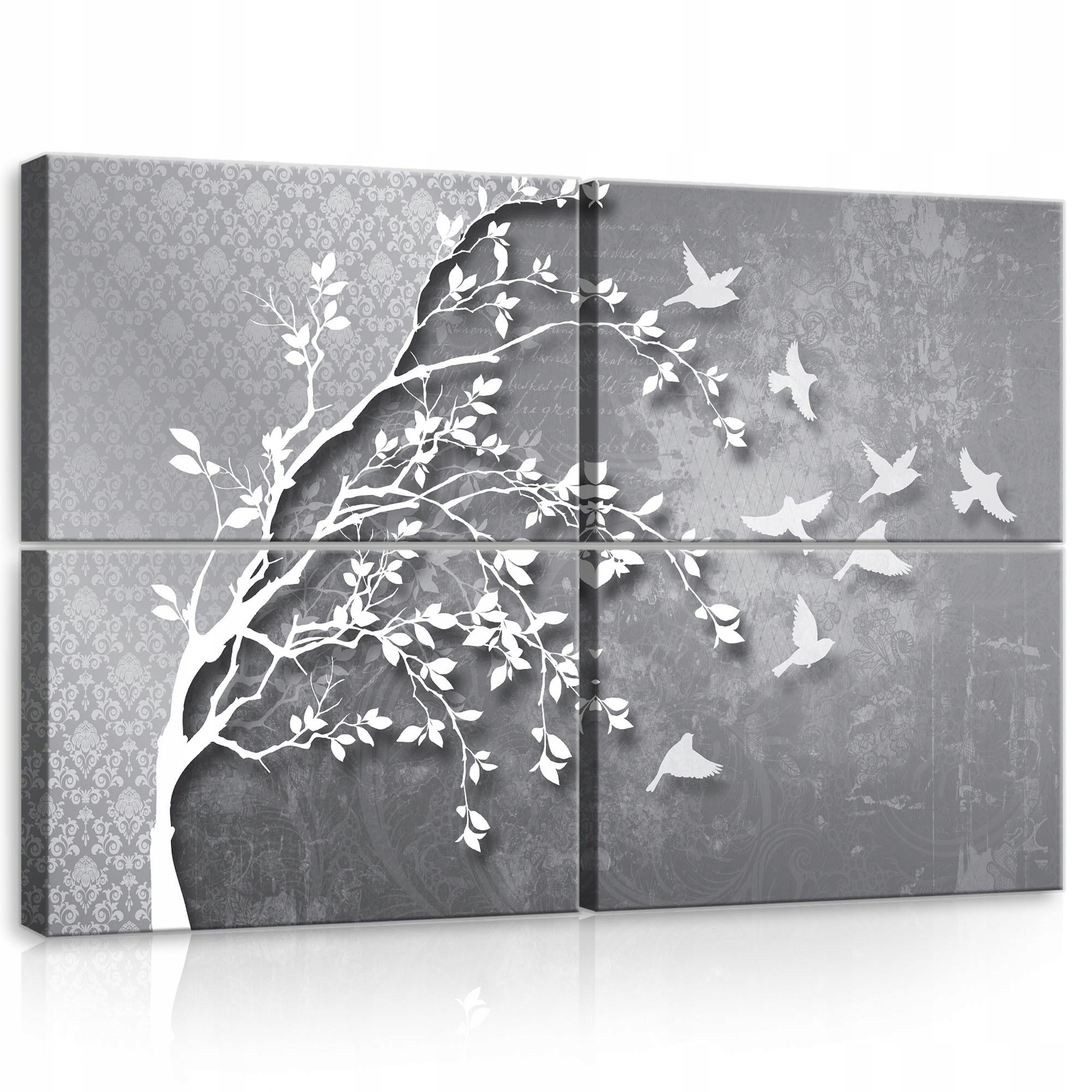 Obraz 120x80 modulárny strom vtáky let sloboda príroda jeseň zima