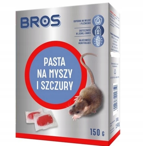 

Bros Pasta Na Myszy I Szczury 150G