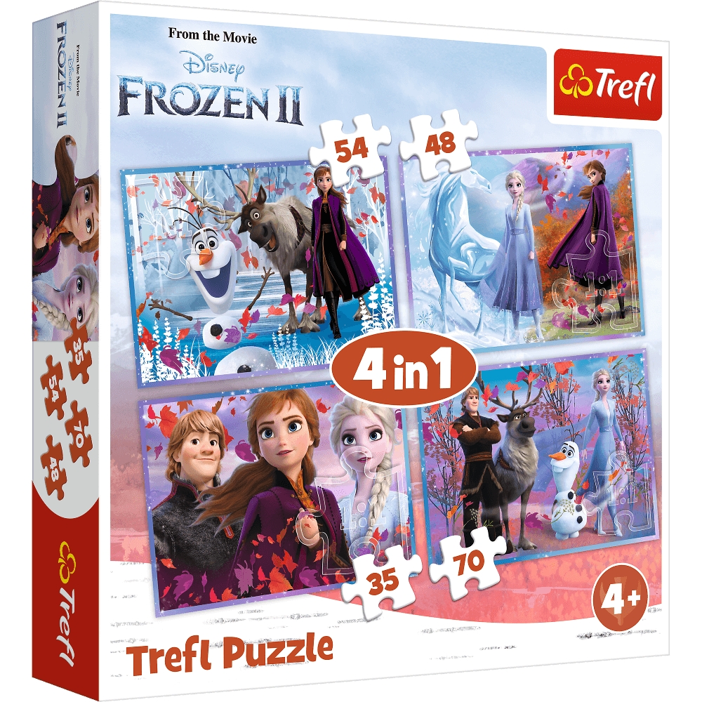 

Puzzle 4w1: Frozen 2 - Podróż w nieznane (34323)