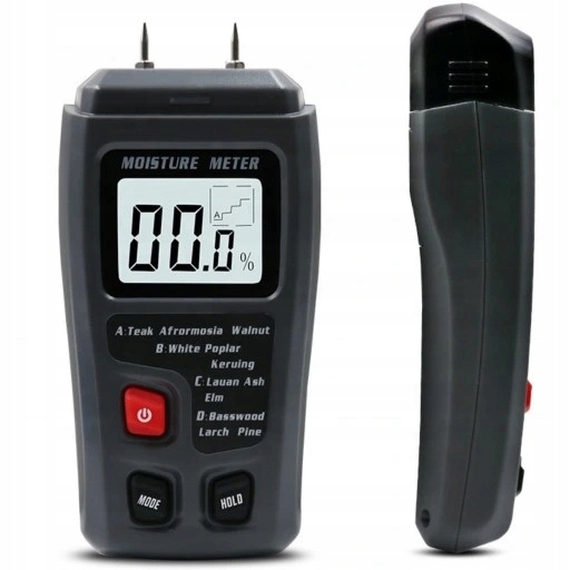 WILGOTNOŚCIOMIERZ DREWNA MIERNIK WILGOCI DRZEWA Długość elektrod 10 mm
