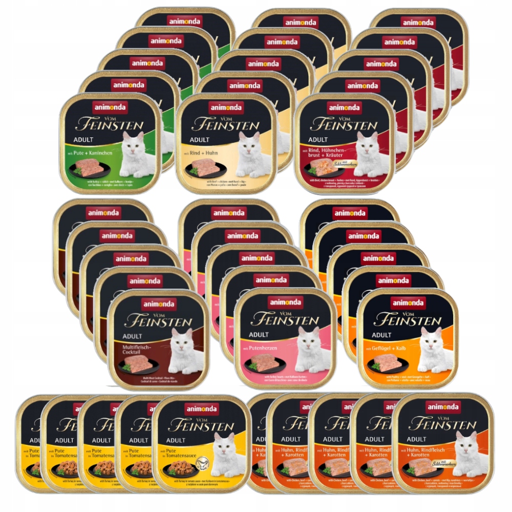 Mokra karma dla kota Animonda Vom Feinsten Classic MIX Smaków 40x100g