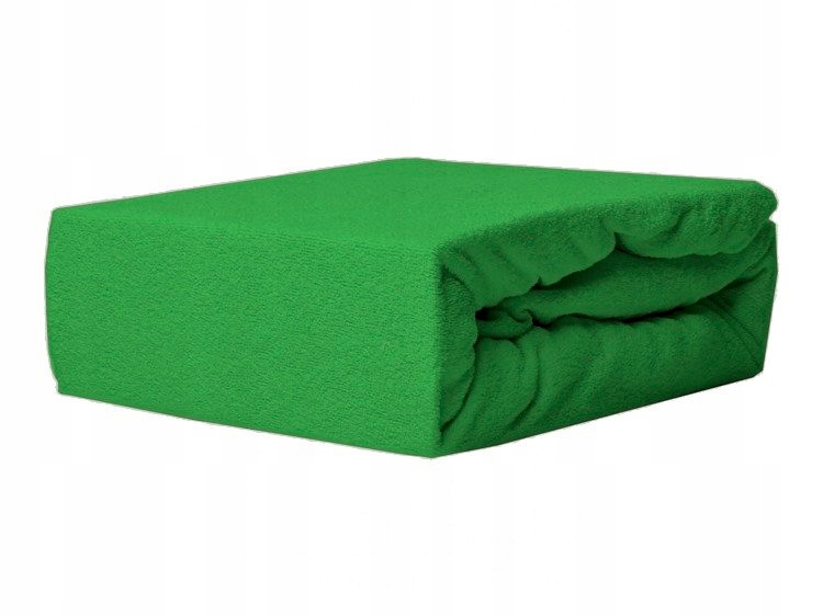 

Prześcieradło Frotte 200x220 z gumką zielone