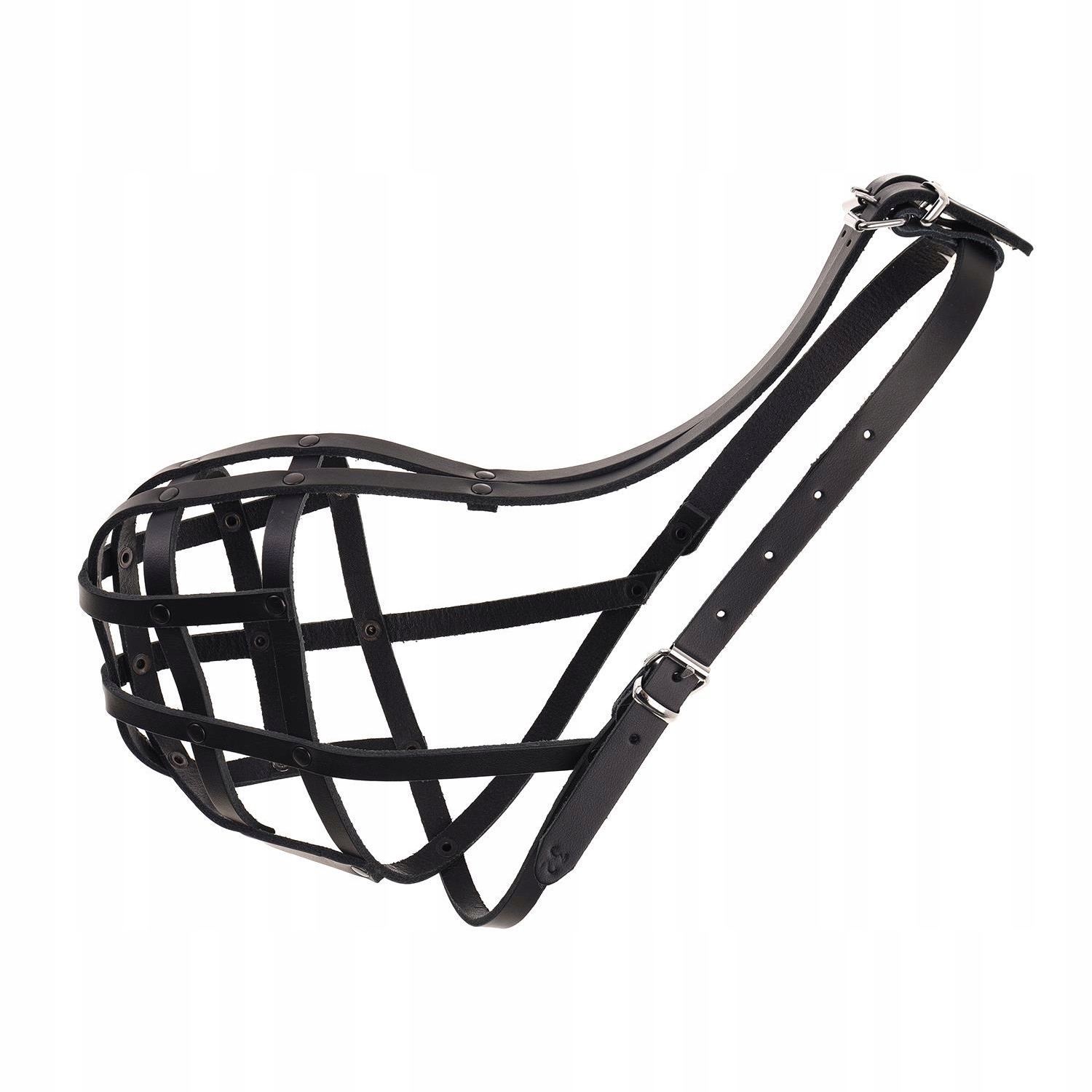 Levně Kožený náhubek Rotweiler 32 Malý