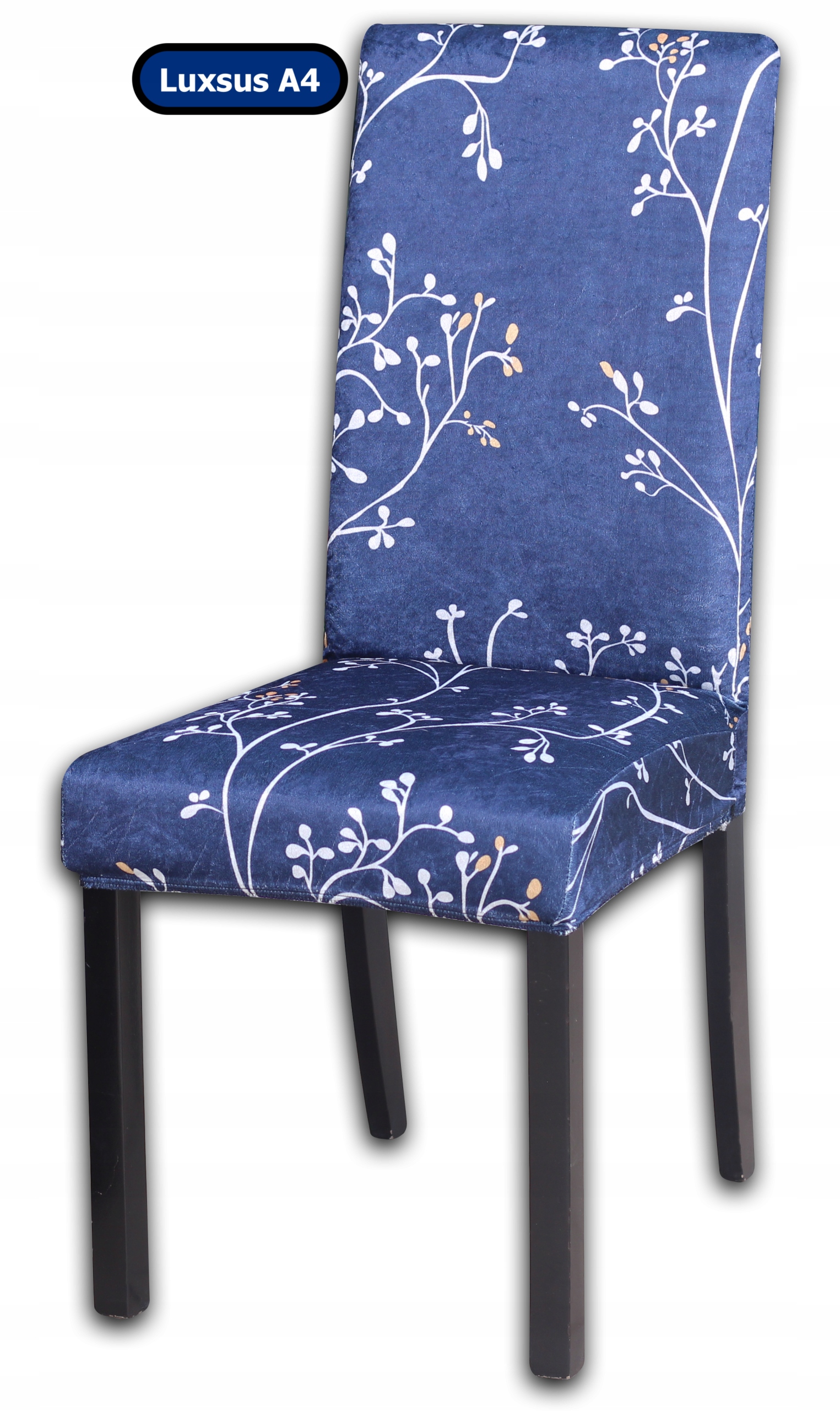 POKROWIEC NA KRZESŁO SZARY WZORY ELASTYCZNY WELUR Przeznaczenie na krzesło