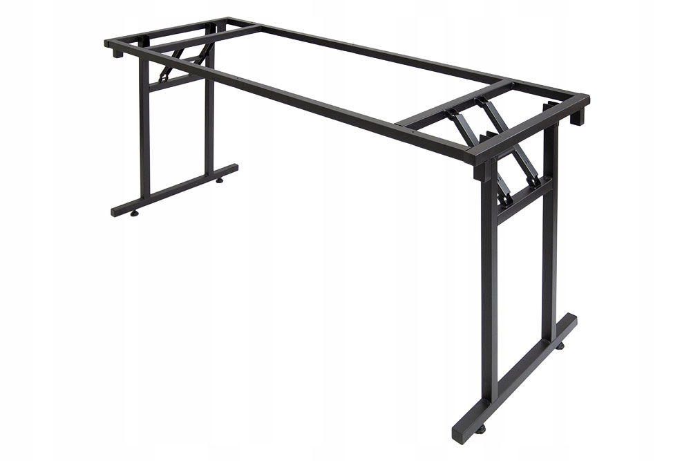 STELAŻ METALOWY SKŁADANY ROZKŁADANY PODSTAWA STOŁU STOLIKA 160x60cm T LOFT