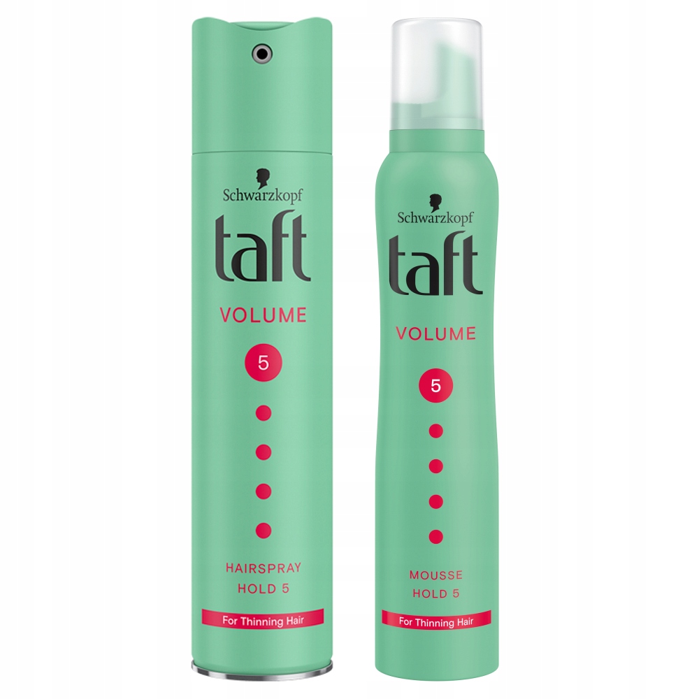 Taft Volume 5 lak na vlasy 250ml pena 200ml