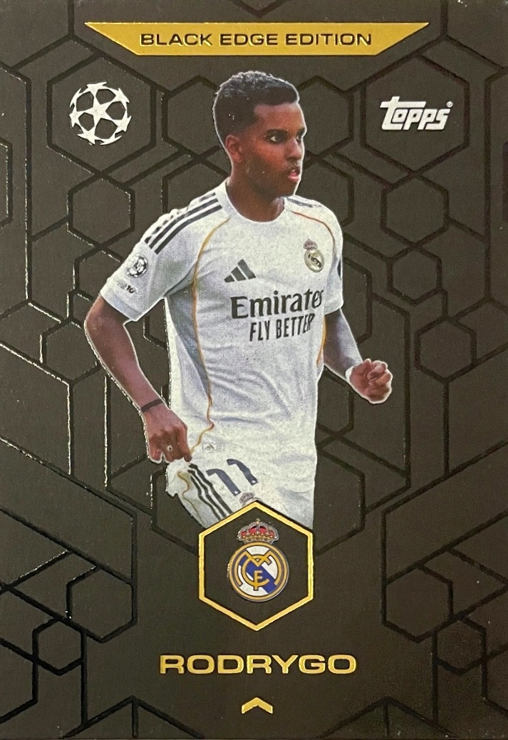 Match Attax Ucl 2025 2026 Black Edge Edition Be 4 Rodrygo Real Madryt