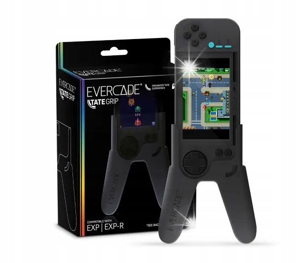 Uchwyt TATE Grip do konsoli EVERCADE EXP / EXP-R - szary