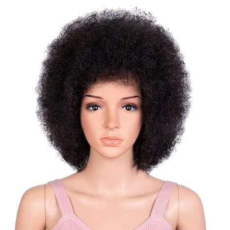 Joedir Hair Paruka Krátké Afro Lidské Vlasy Afro Kinky 1B