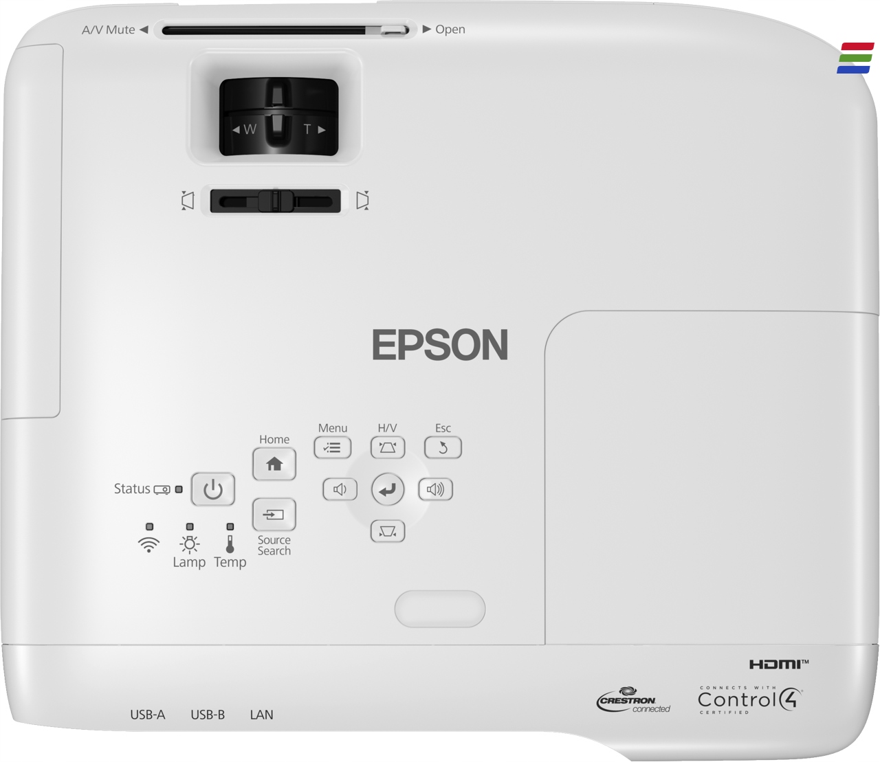 Projektor Epson EB-992F, 3LCD / Full-HD / 4000lm / WiFi / Miracast, od ręki Rozdzielczość podstawowa (px) 1920 x 1080