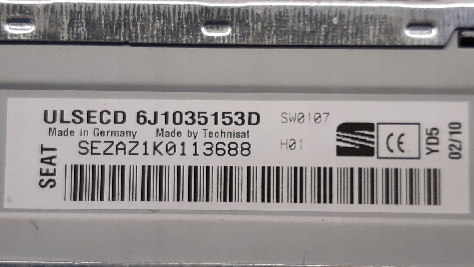 Radio kod Seat Ibiza 6J