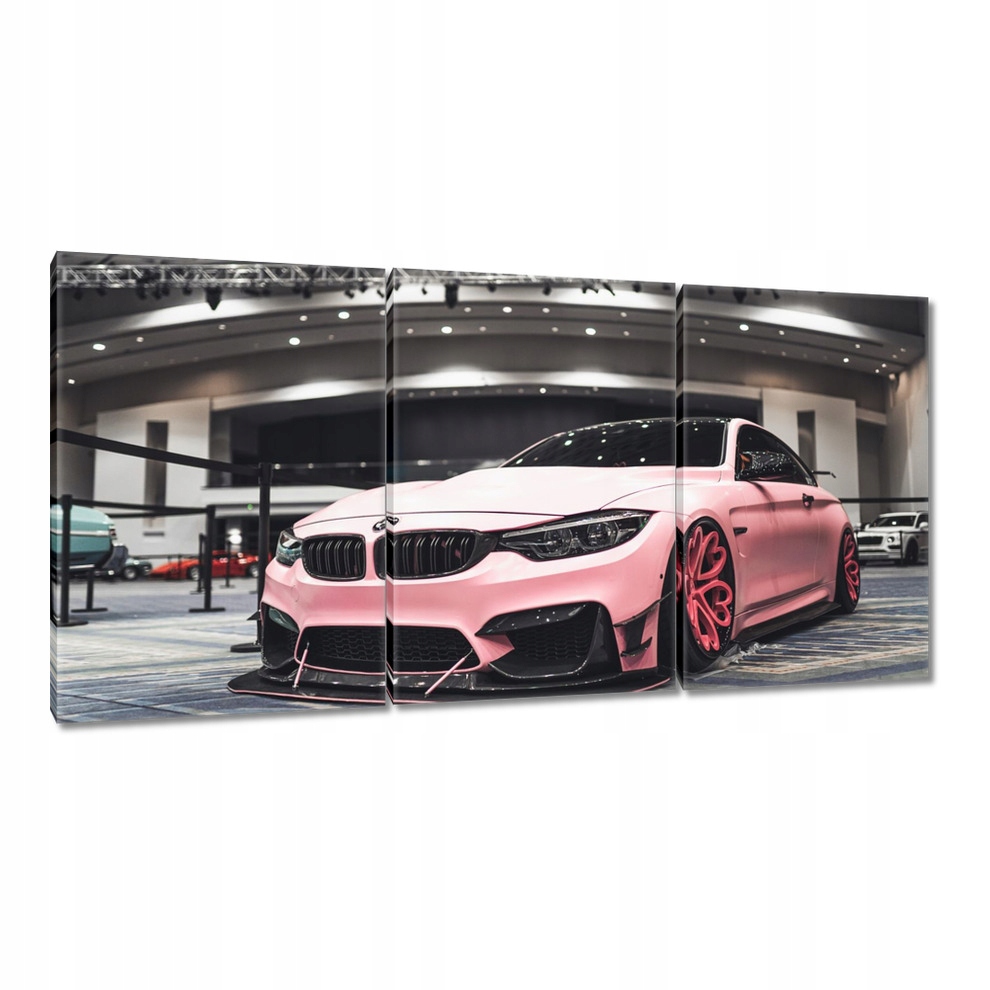 

Obrazy 120x60 Różowe Bmw Auto Samochód