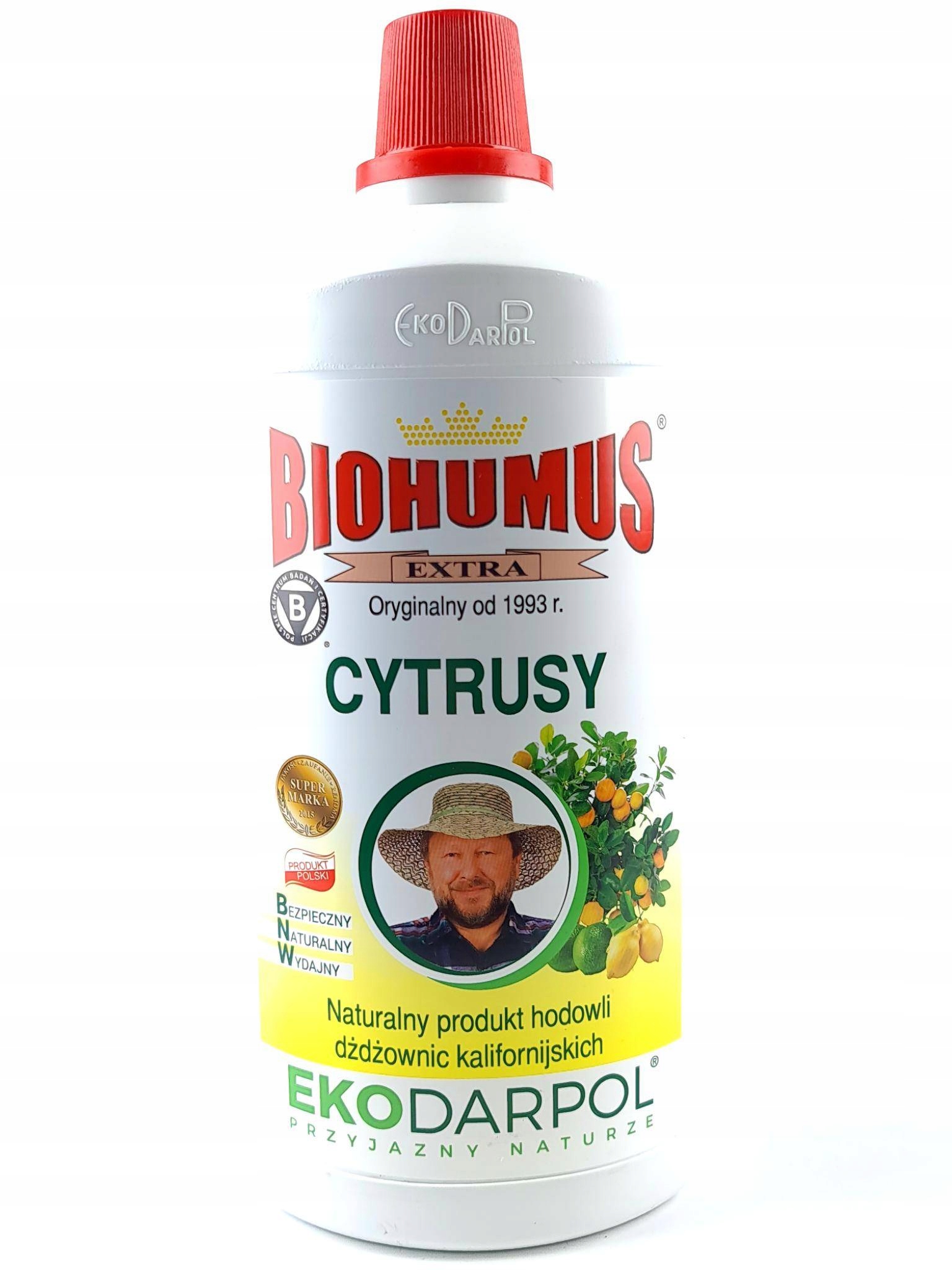 

Biohumus Nawóz do cytrusów cytryny grejpfrutów Bio